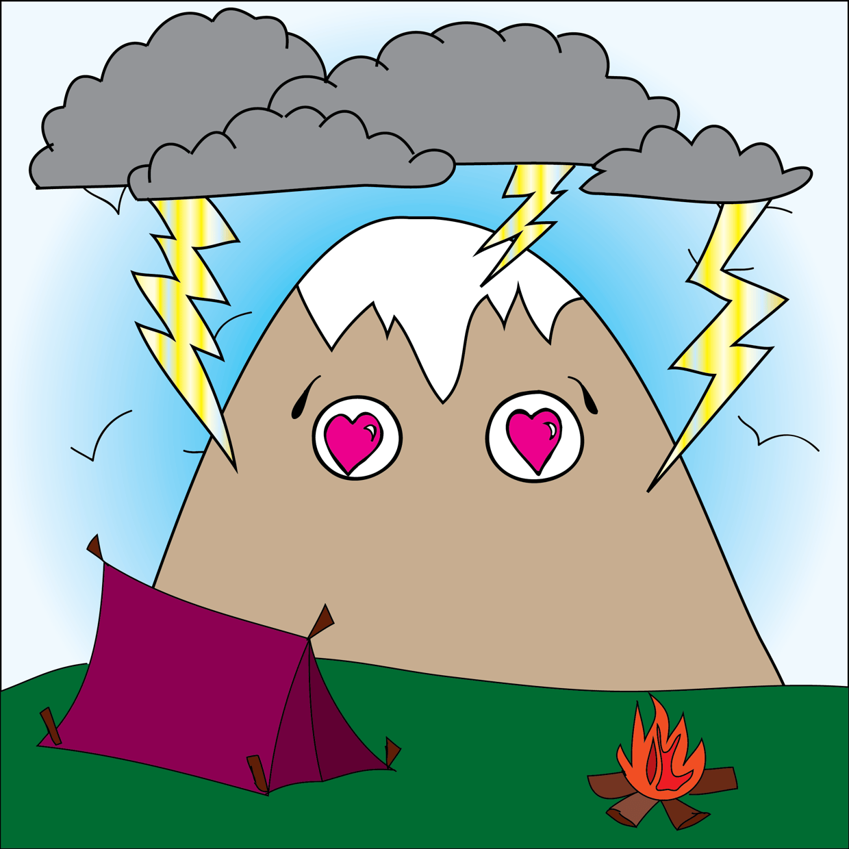 Cute Mountain #1014