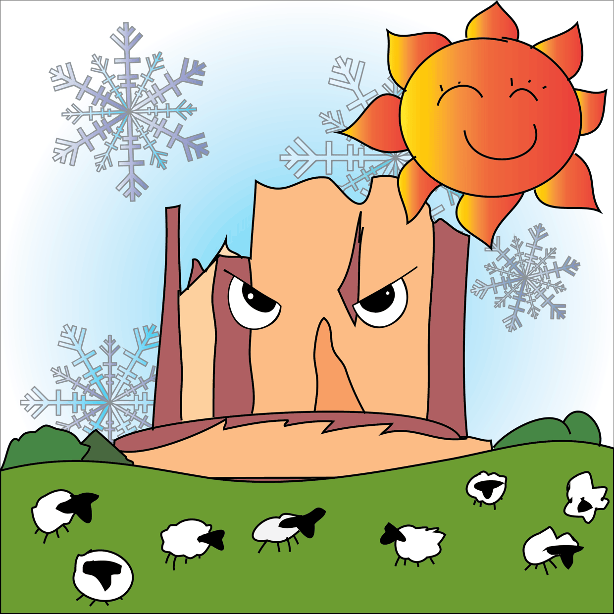 Cute Mountain #1018