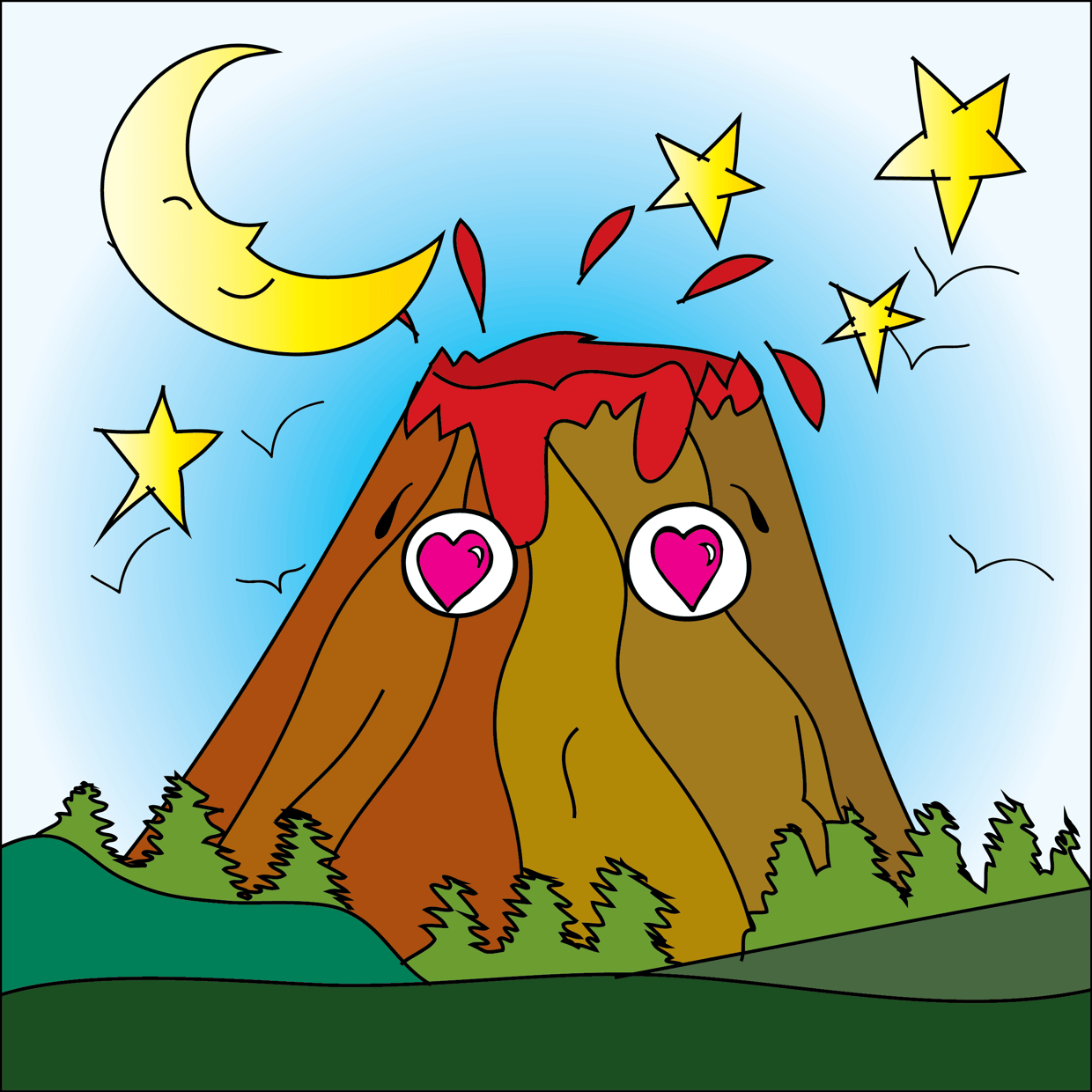 Cute Mountain #1089