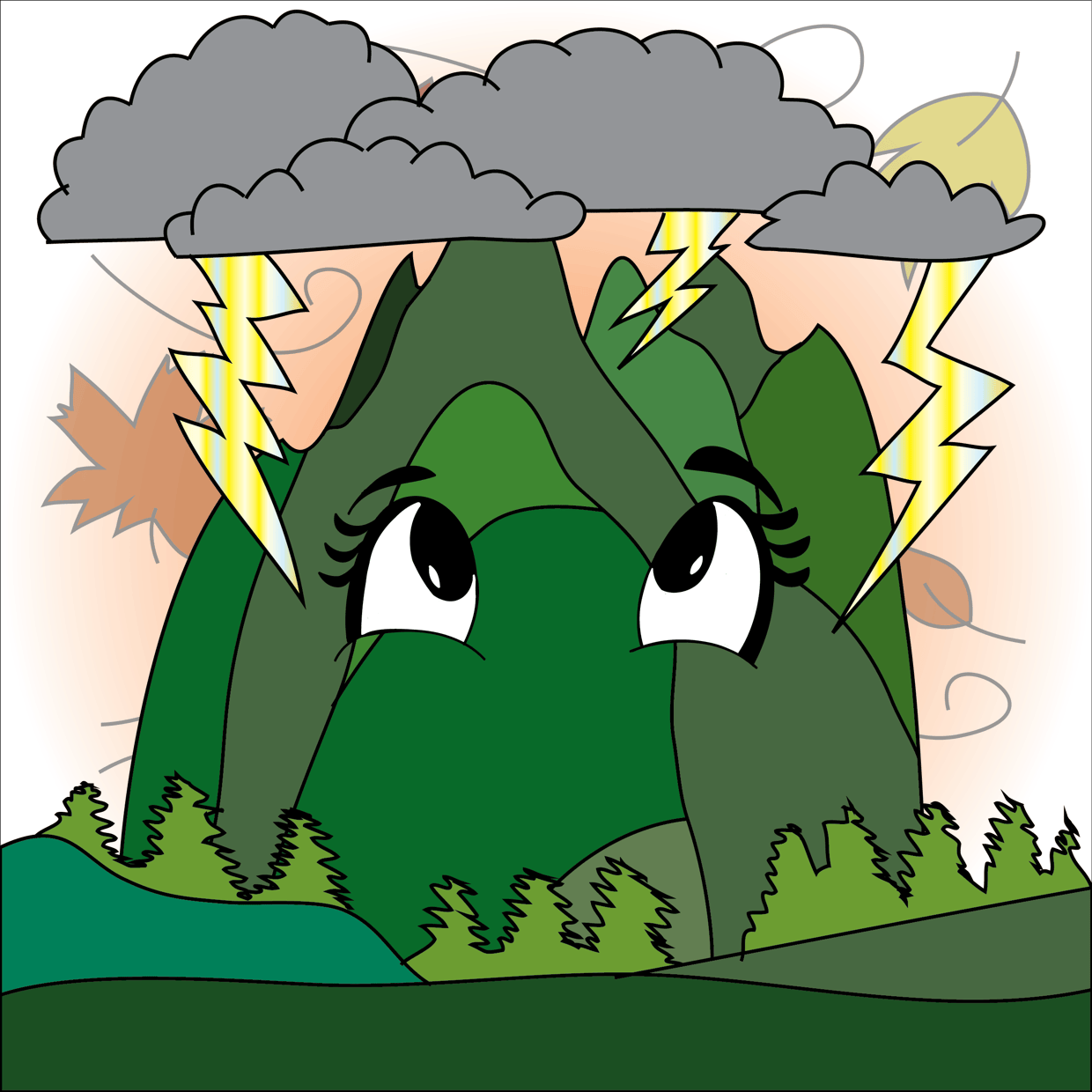 Cute Mountain #1100