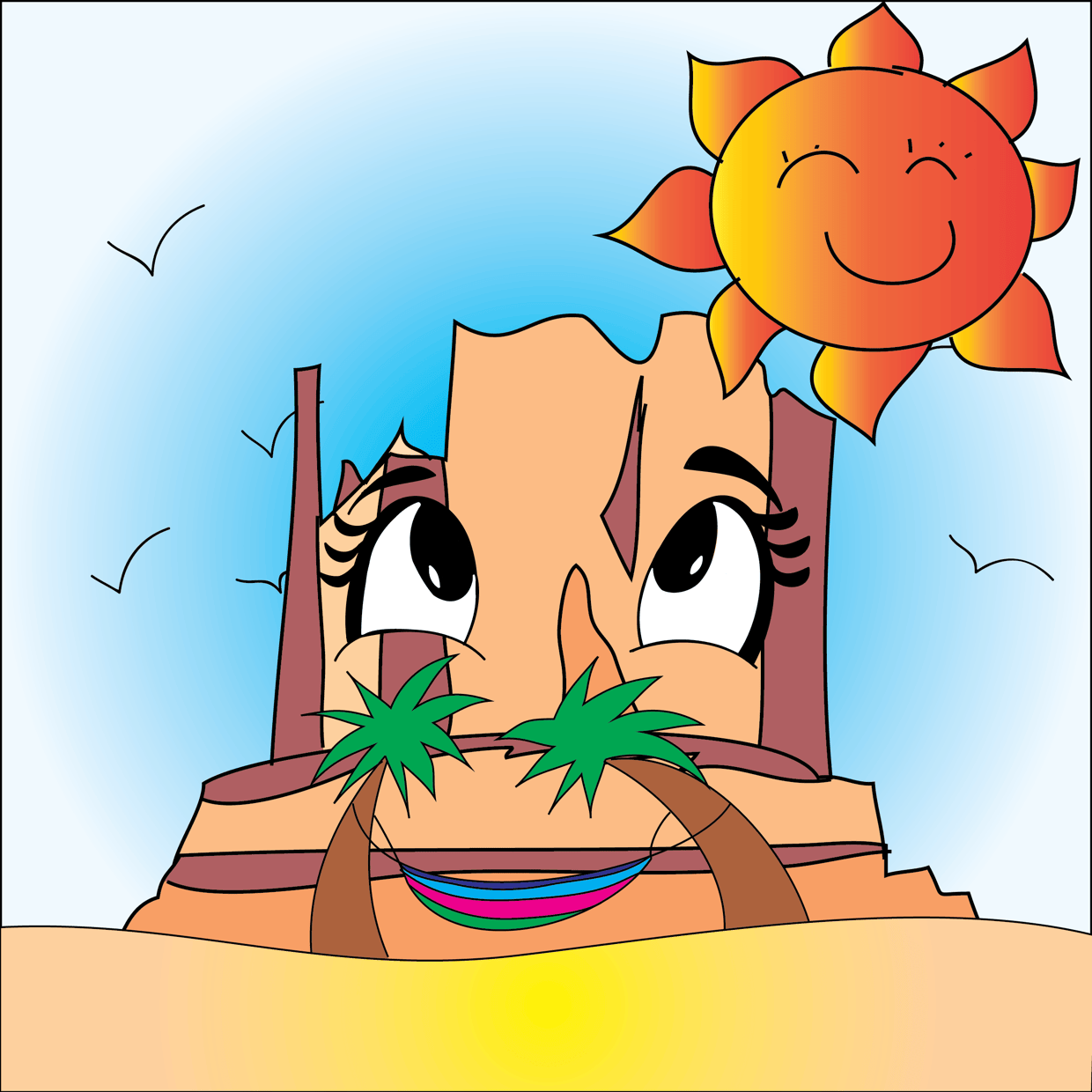 Cute Mountain #1102