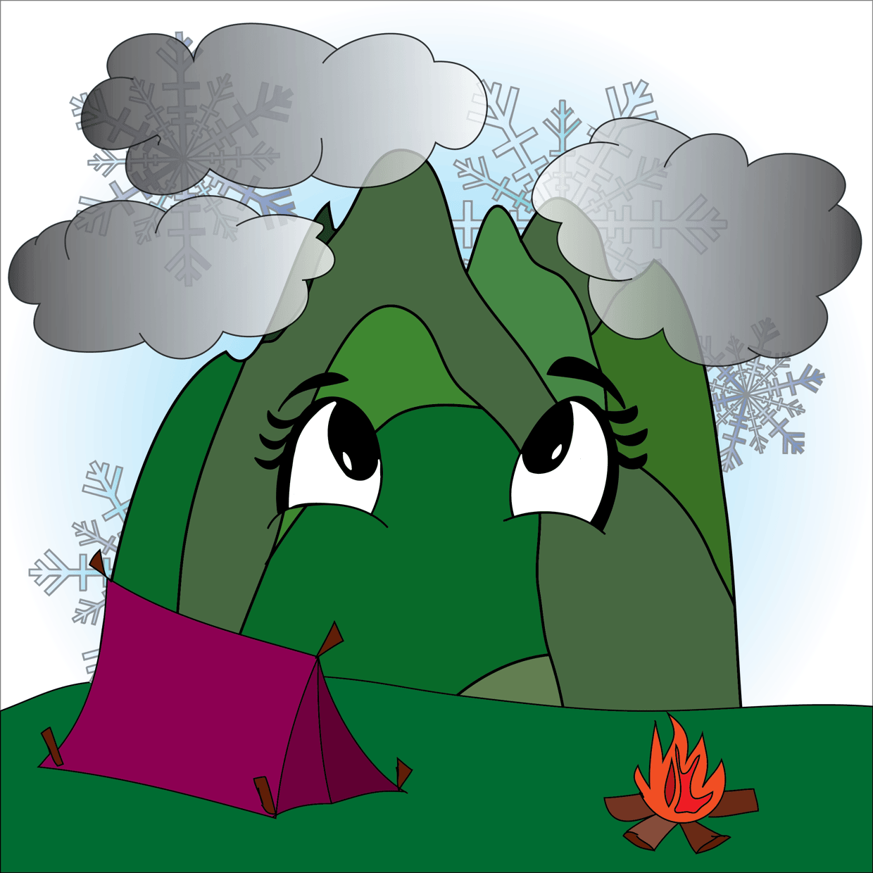 Cute Mountain #1201