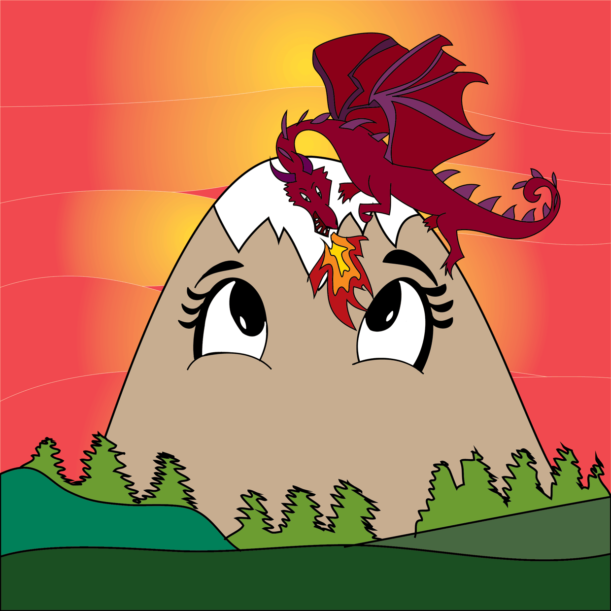 Cute Mountain #1209