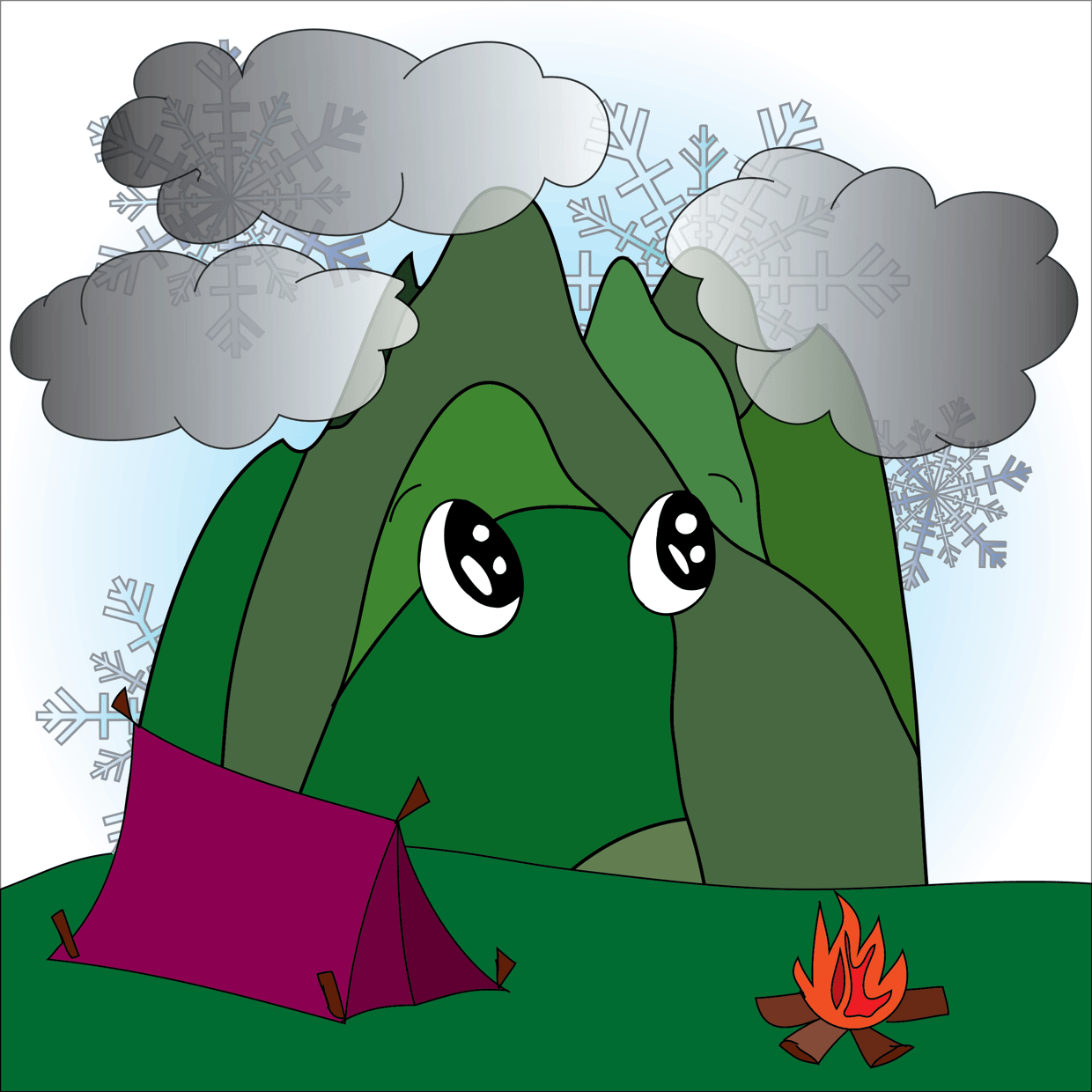 Cute Mountain #1212