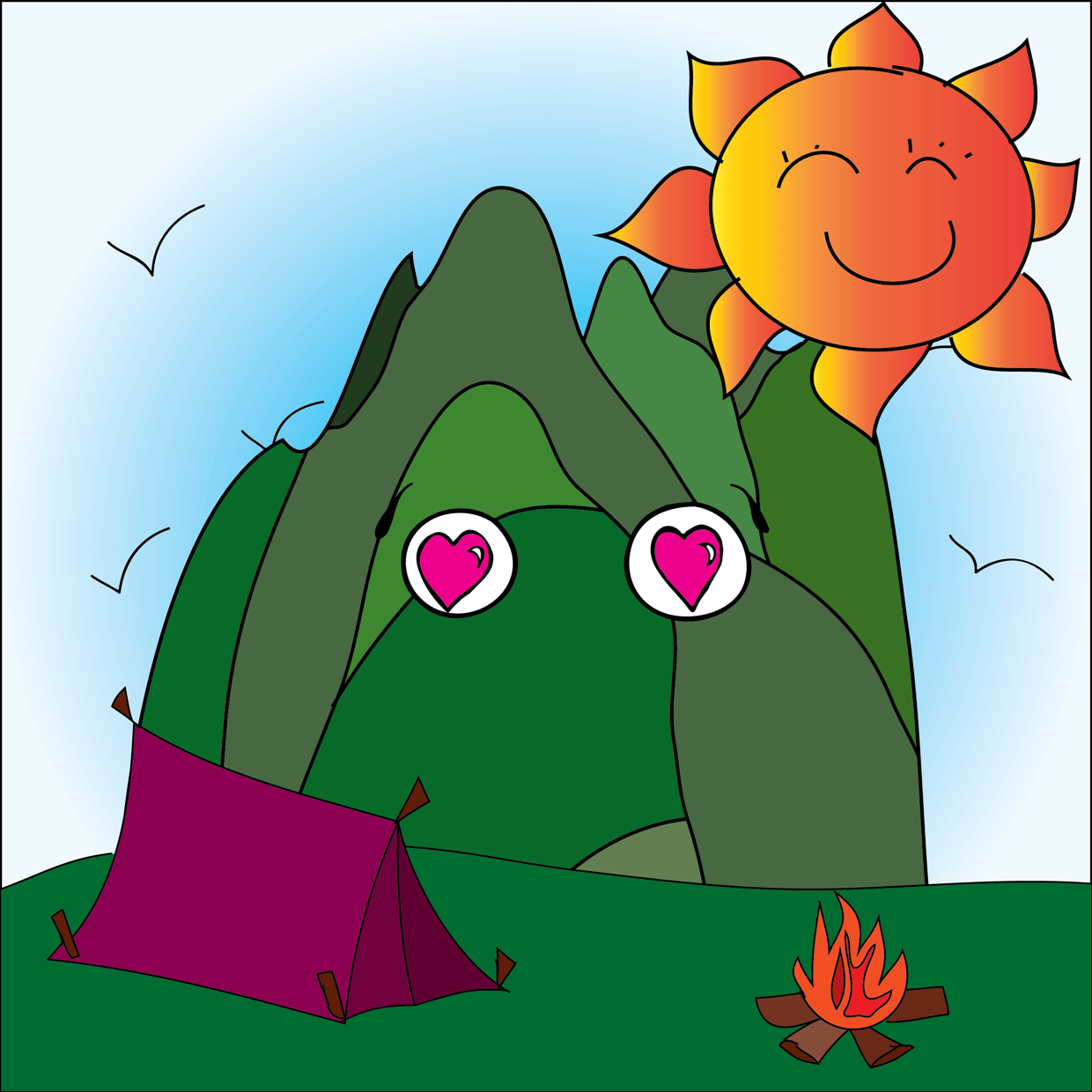 Cute Mountain #1254