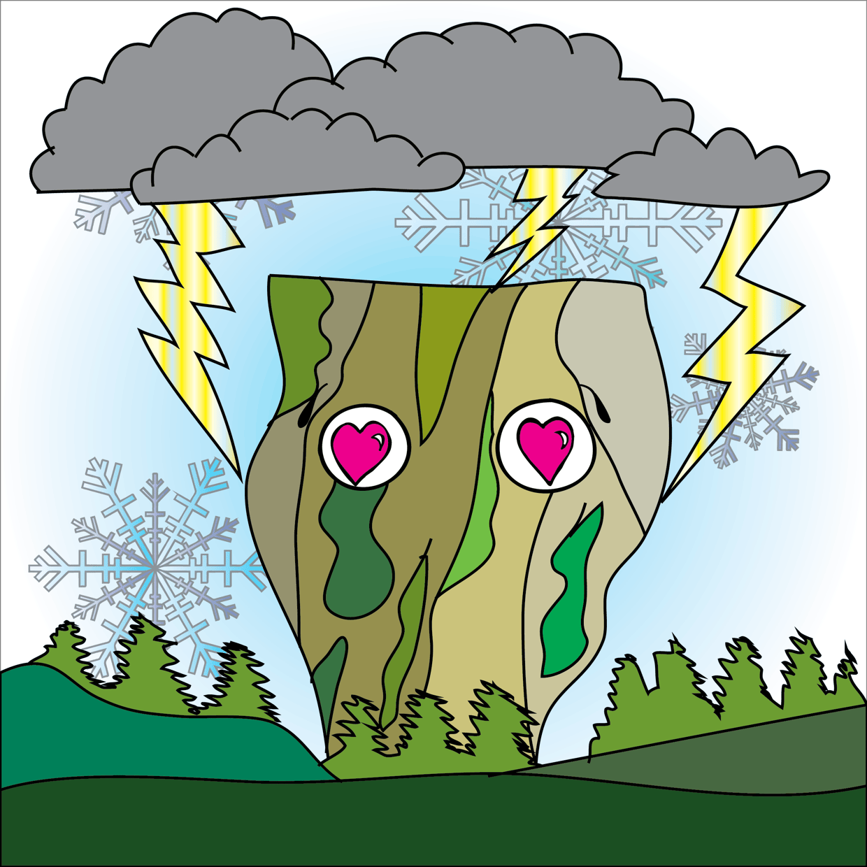 Cute Mountain #1262