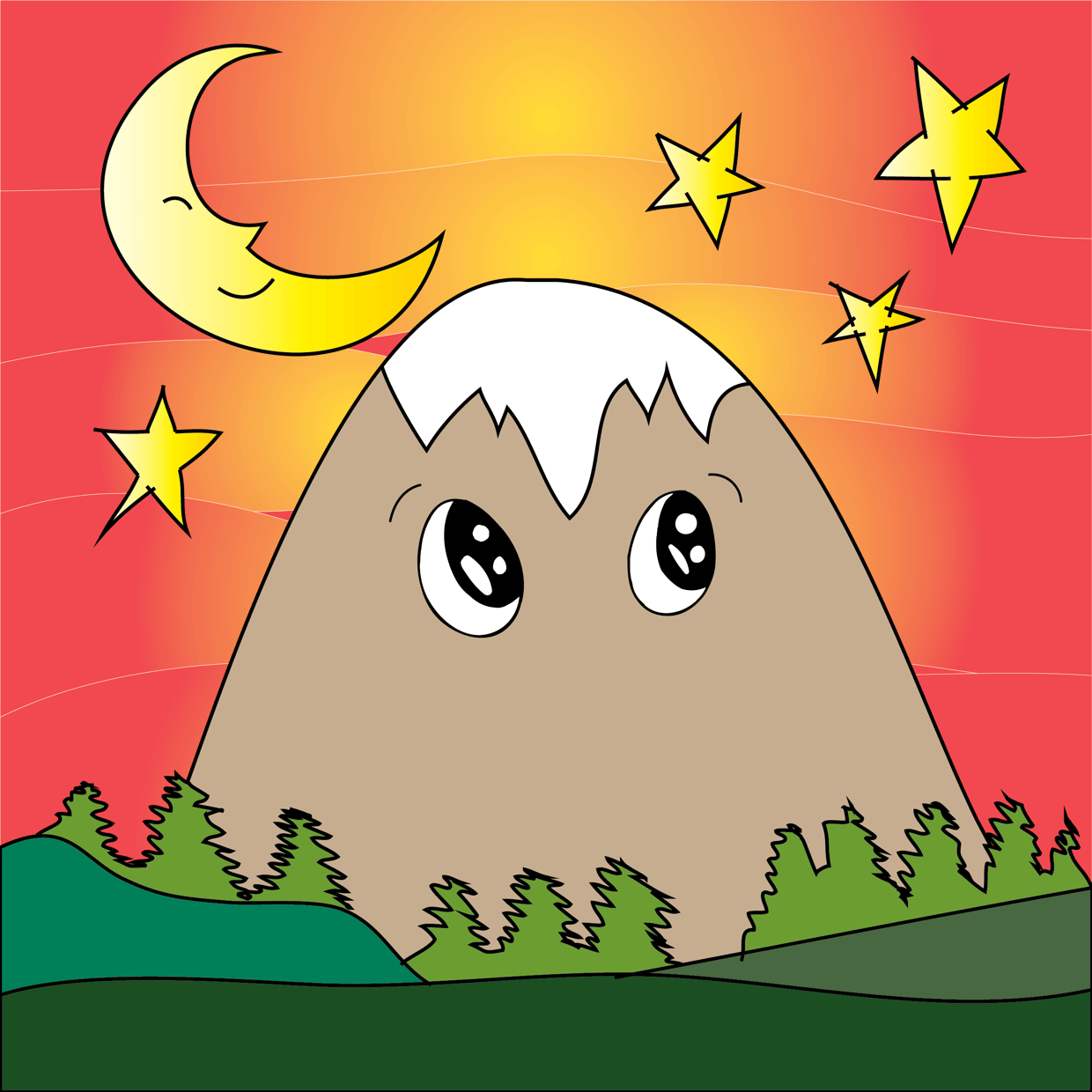 Cute Mountain #1352
