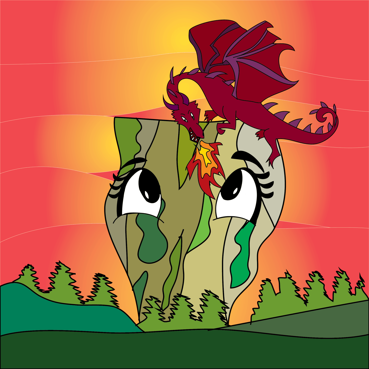 Cute Mountain #1388