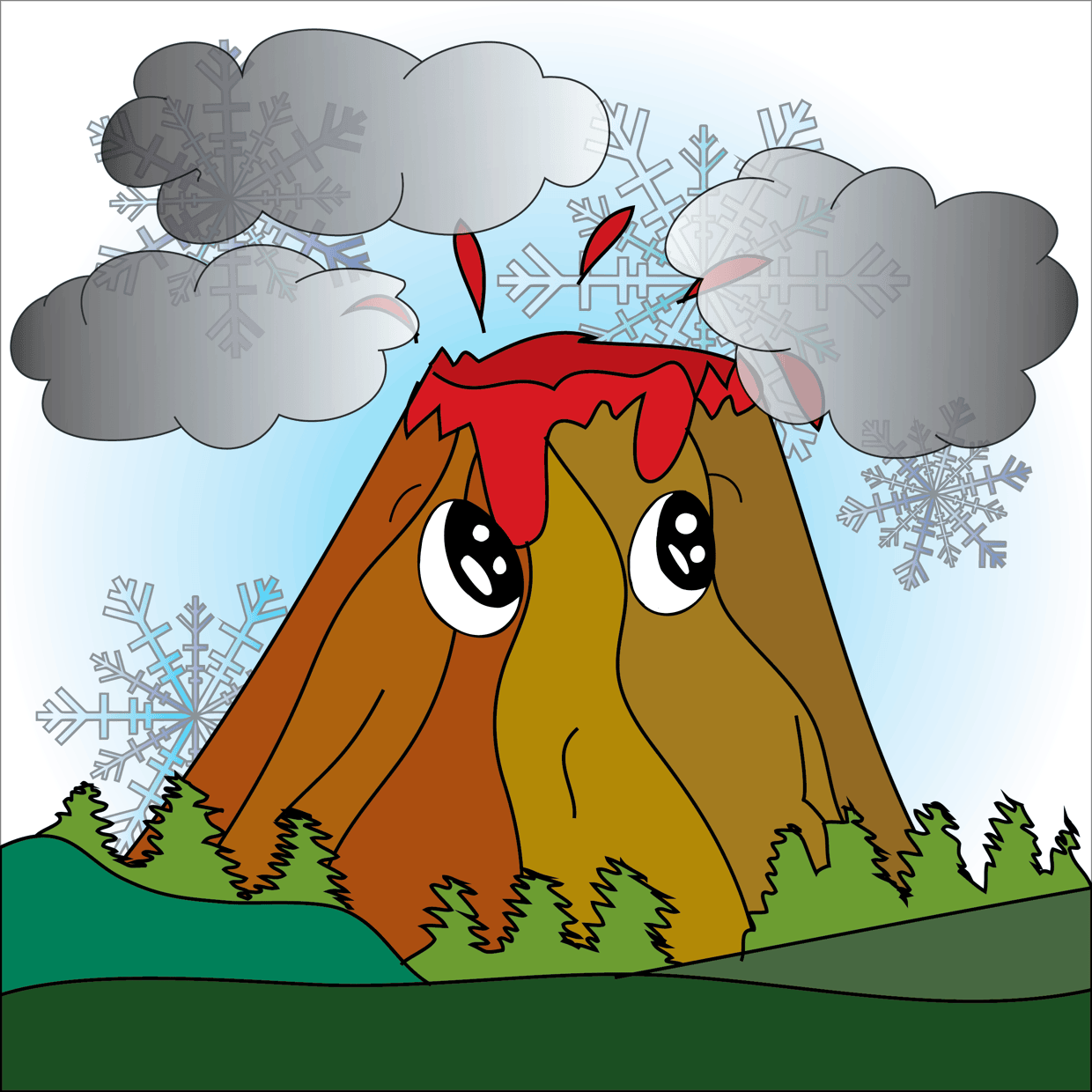 Cute Mountain #1414