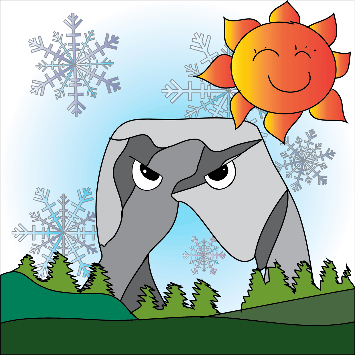 Cute Mountain #1417