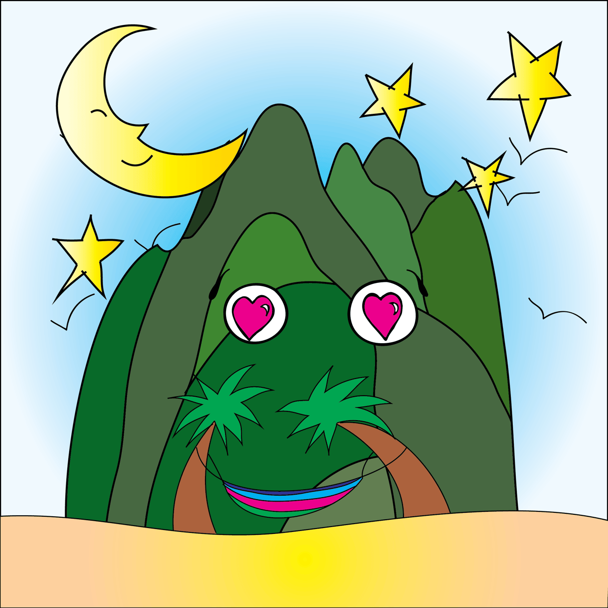 Cute Mountain #1835