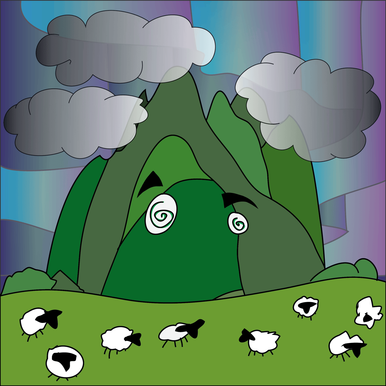 Cute Mountain #1950