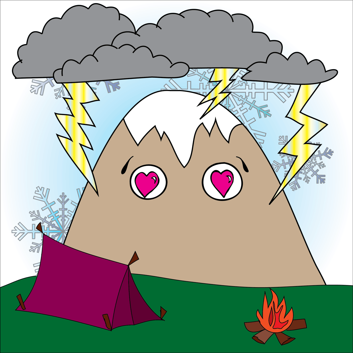 Cute Mountain #2000