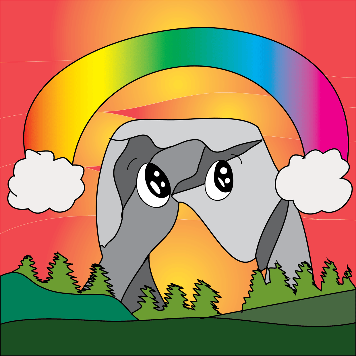 Cute Mountain #2102