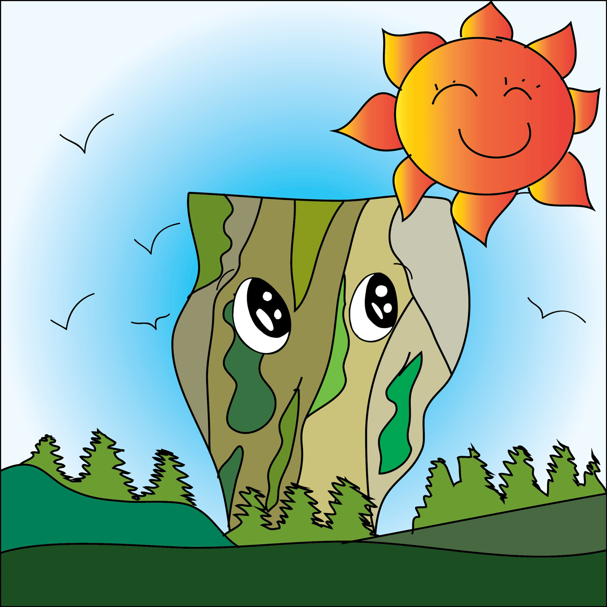 Cute Mountain #2401