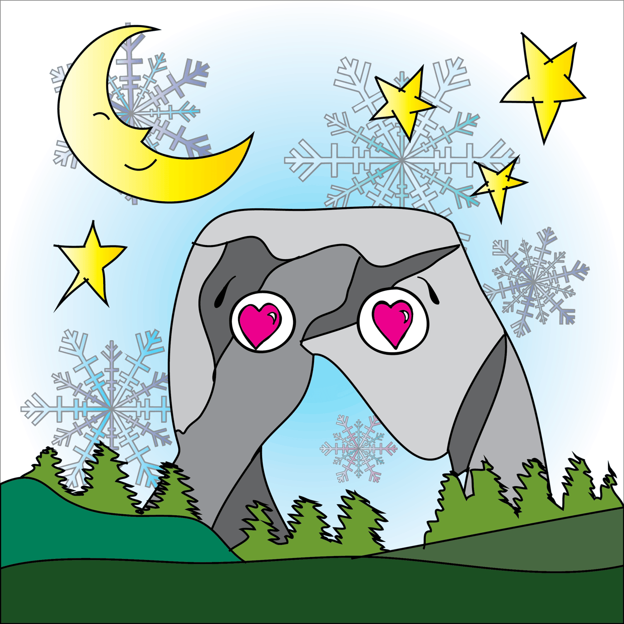 Cute Mountain #2444