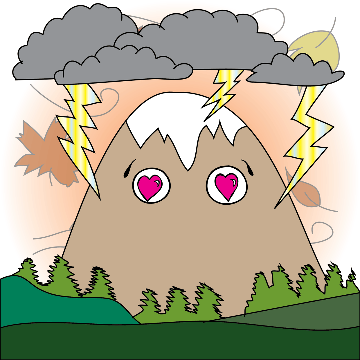 Cute Mountain #2454