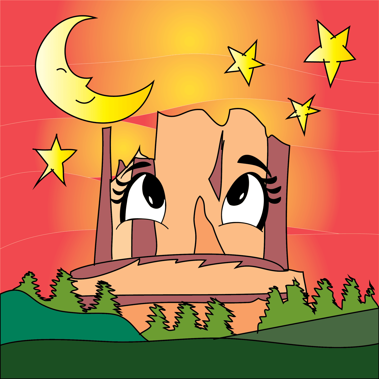 Cute Mountain #2869