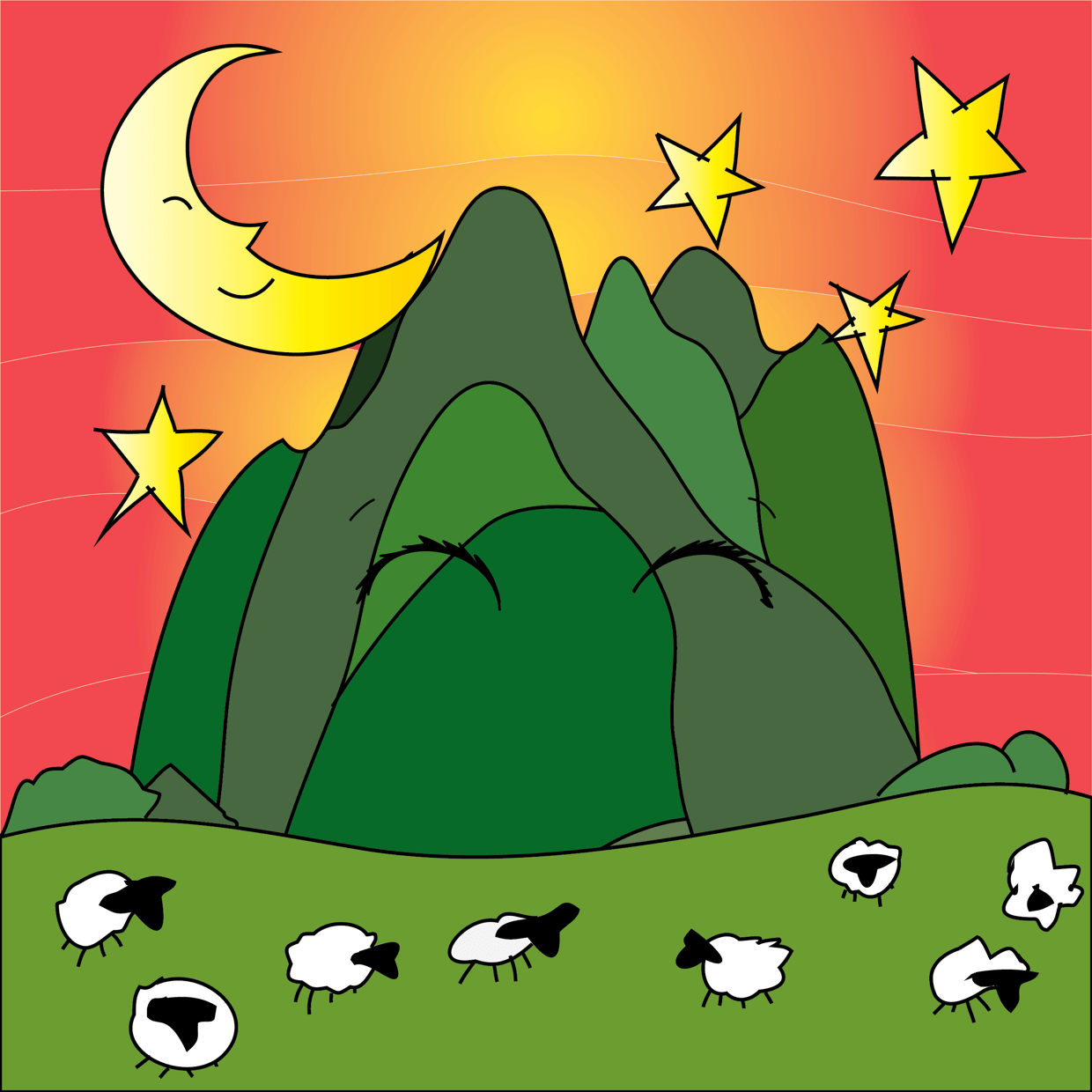 Cute Mountain #3018