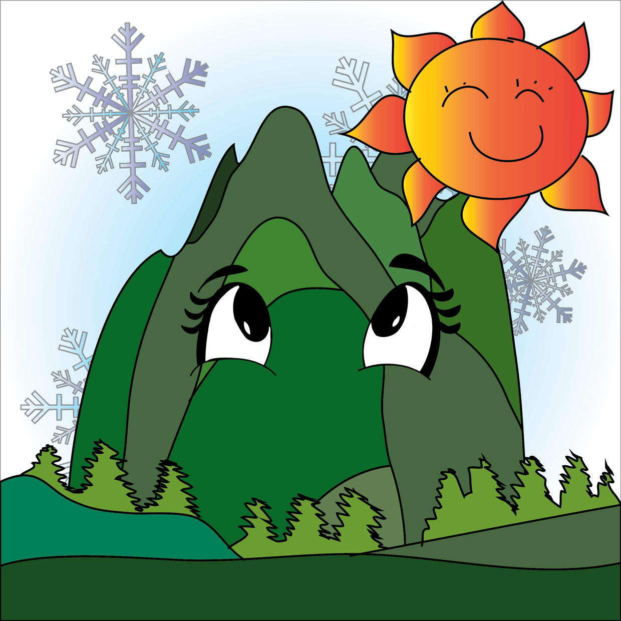 Cute Mountain #3040