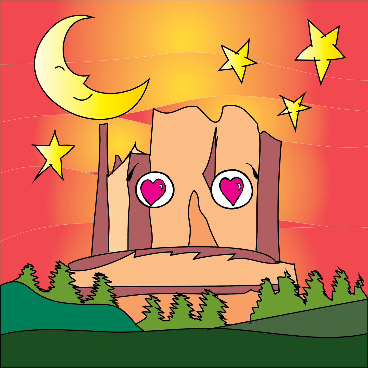 Cute Mountain #3302