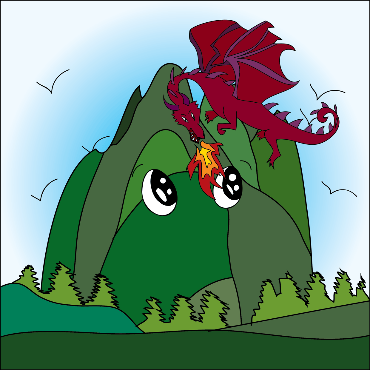Cute Mountain #3489