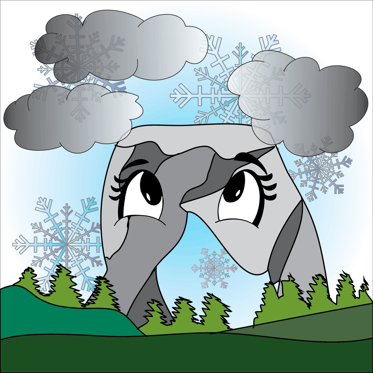 Cute Mountain #3538
