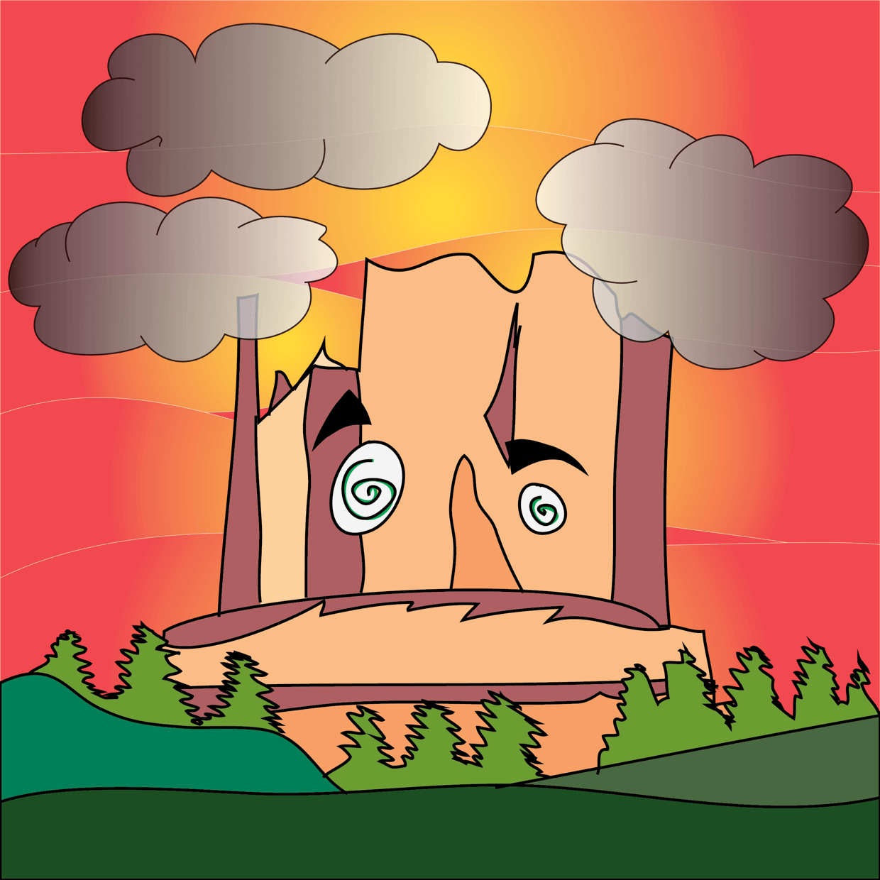 Cute Mountain #3564