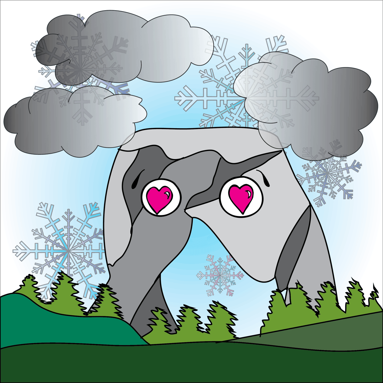 Cute Mountain #3864