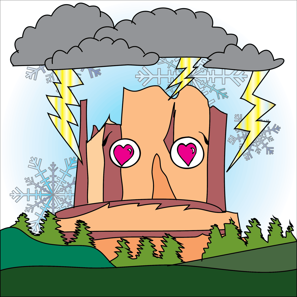 Cute Mountain #3922