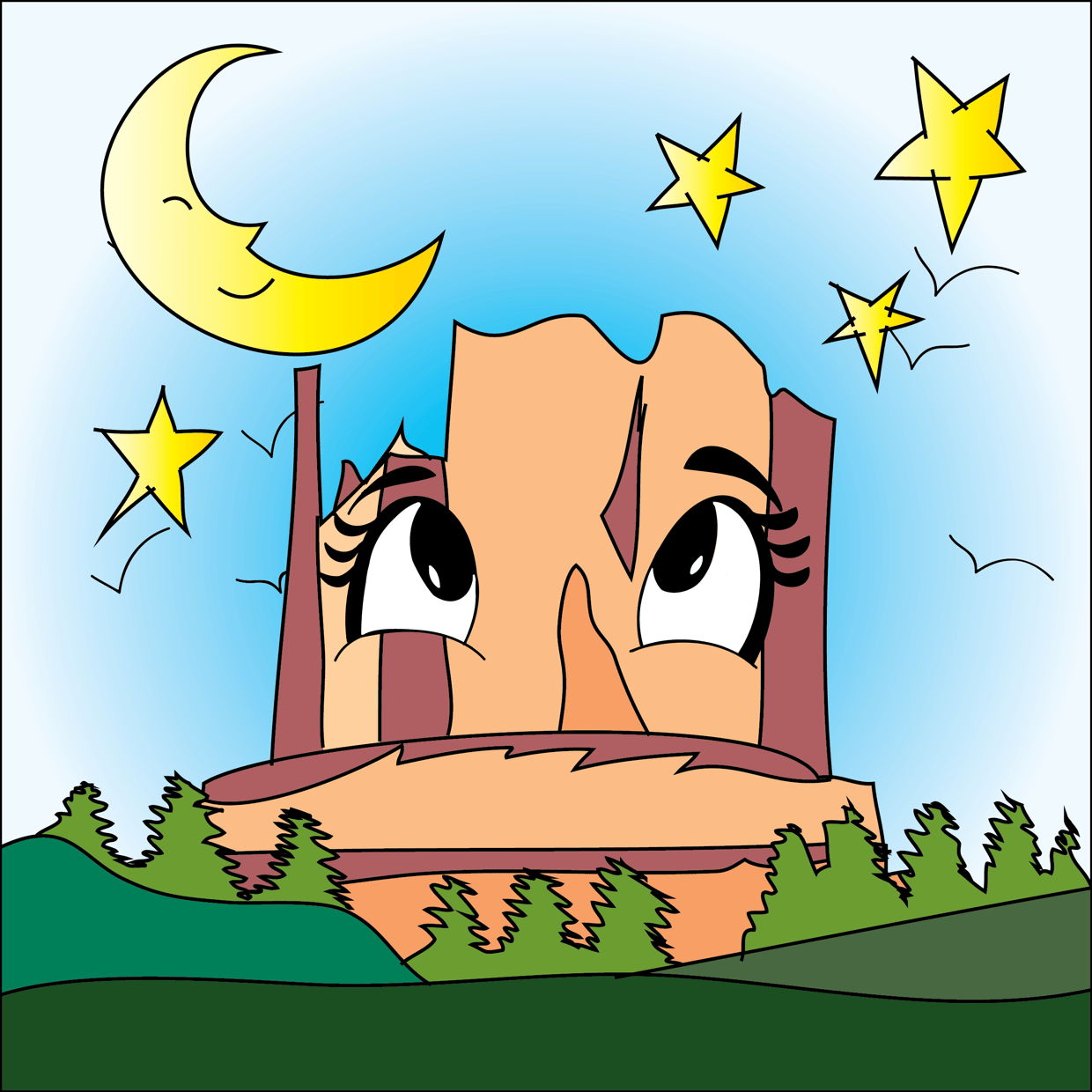 Cute Mountain #4494
