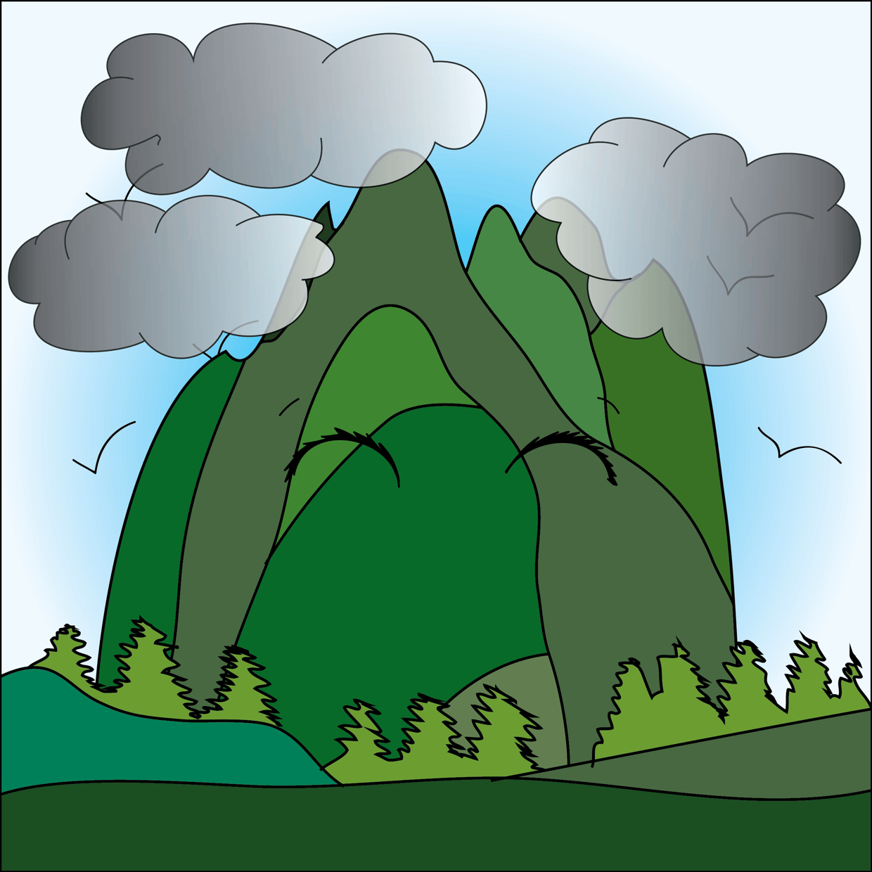 Cute Mountain #629