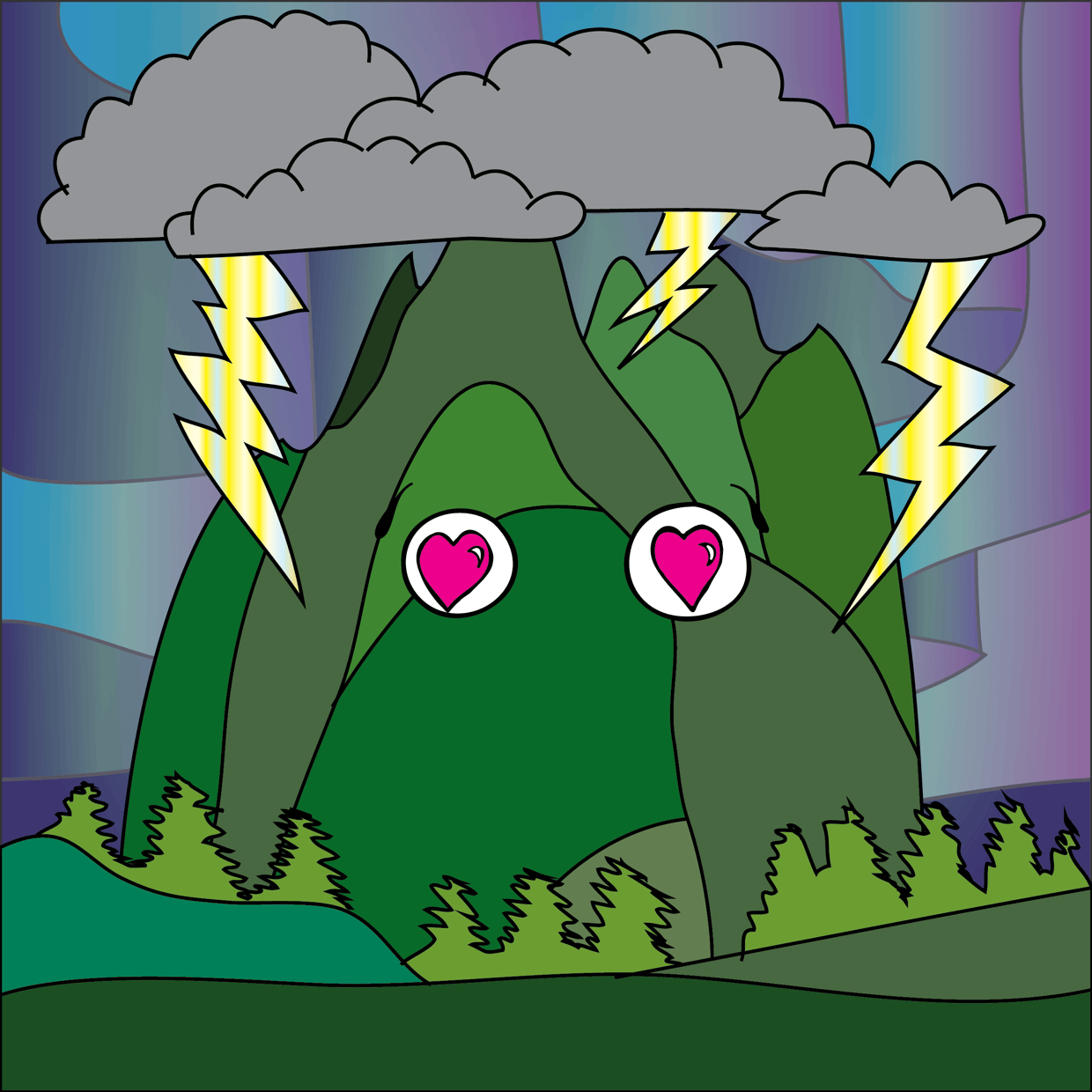 Cute Mountain #630