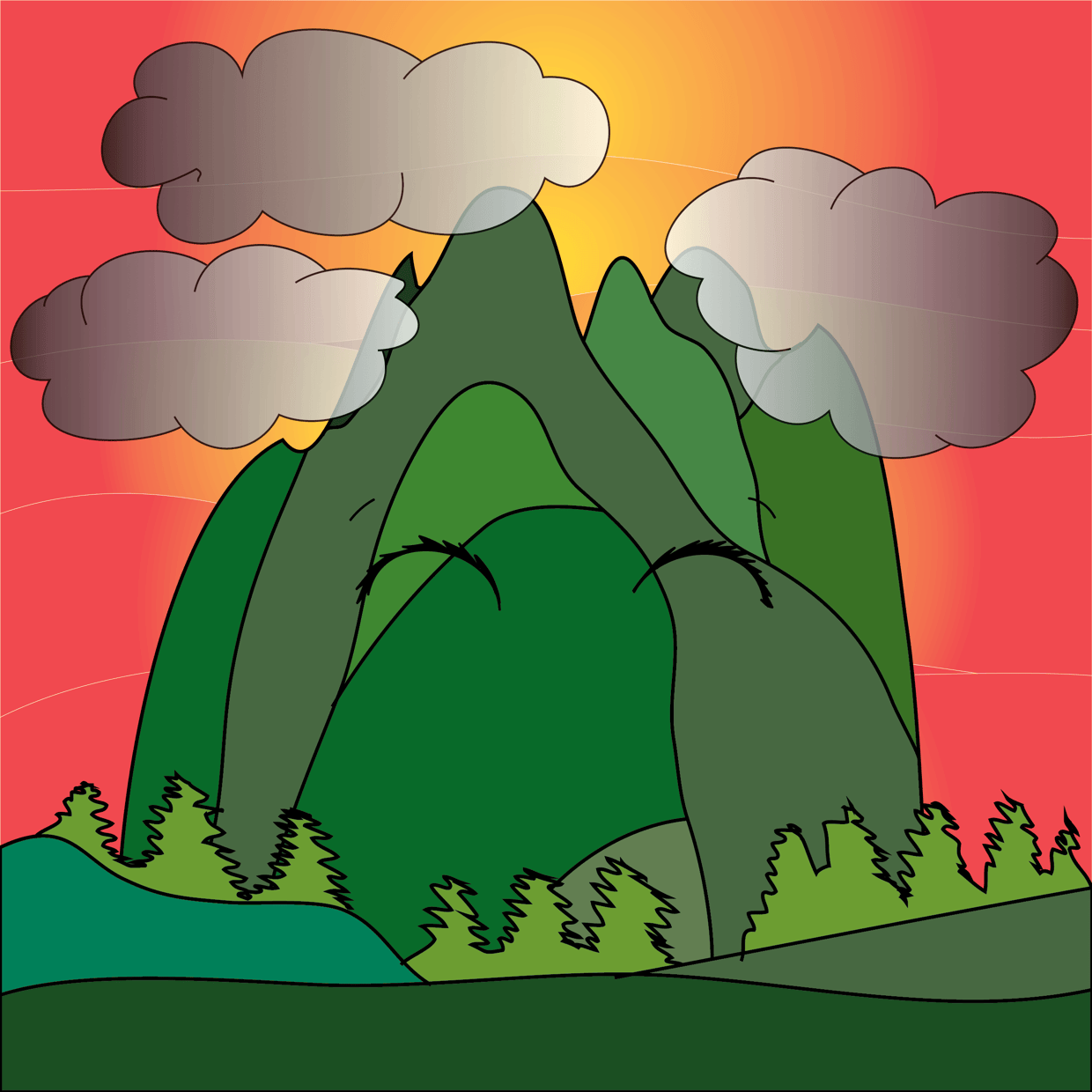 Cute Mountain #6705