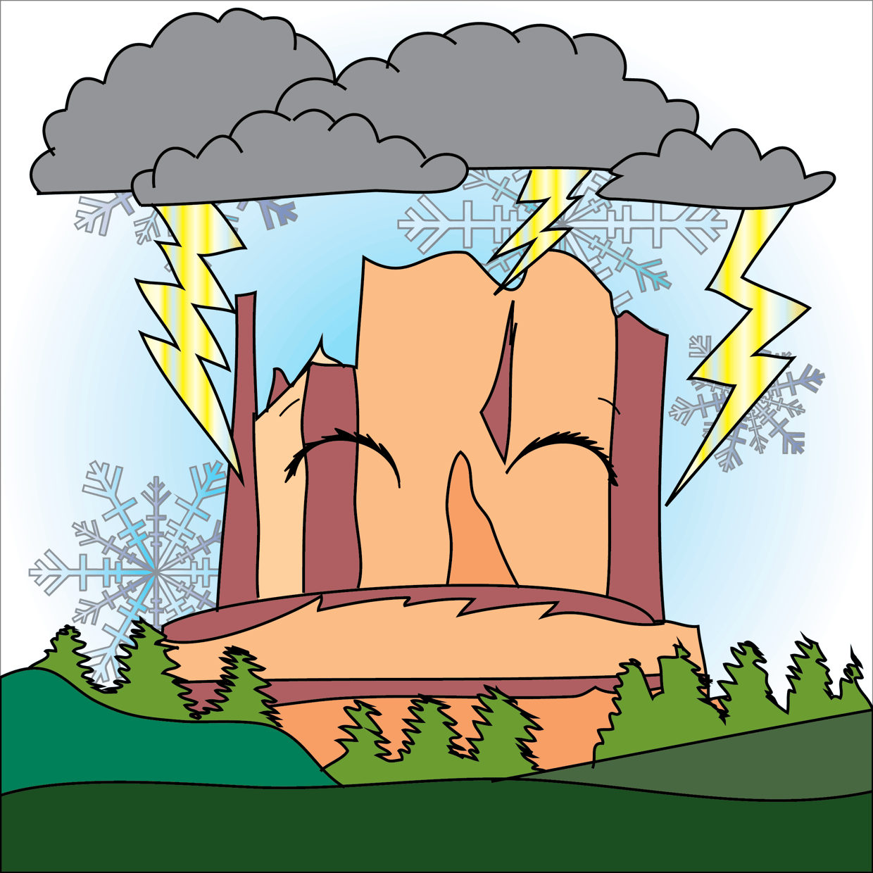 Cute Mountain #7002