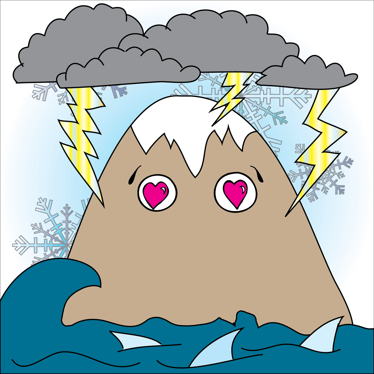 Cute Mountain #7032
