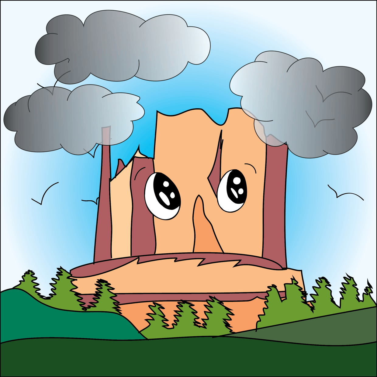 Cute Mountain #7075