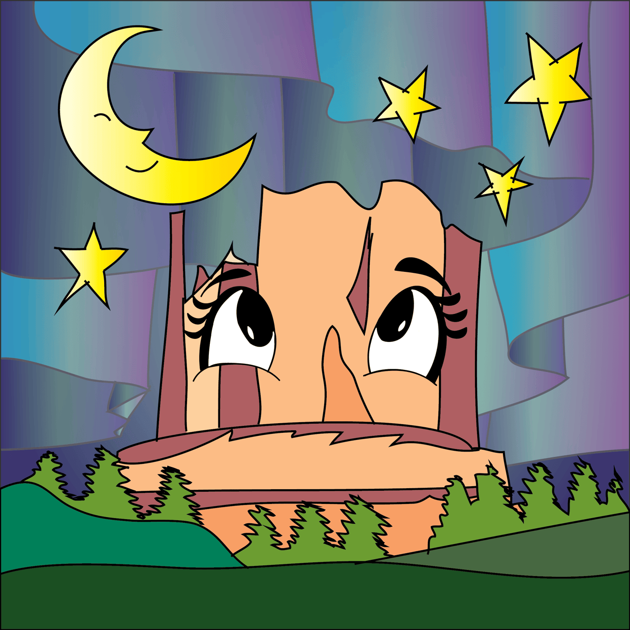 Cute Mountain #7149