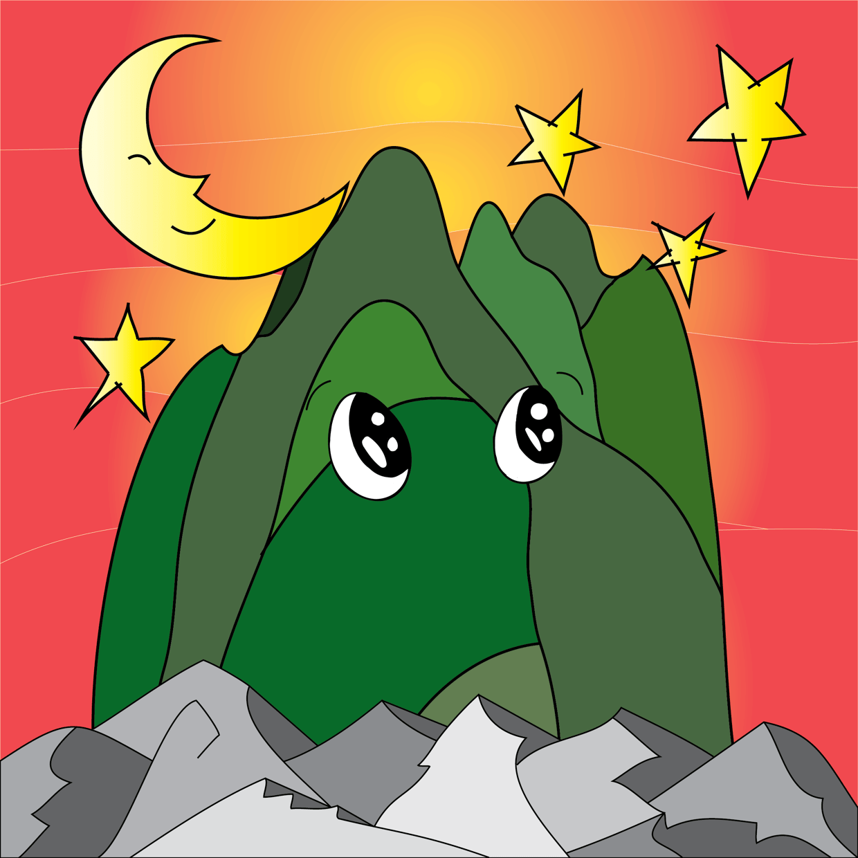 Cute Mountain #7348