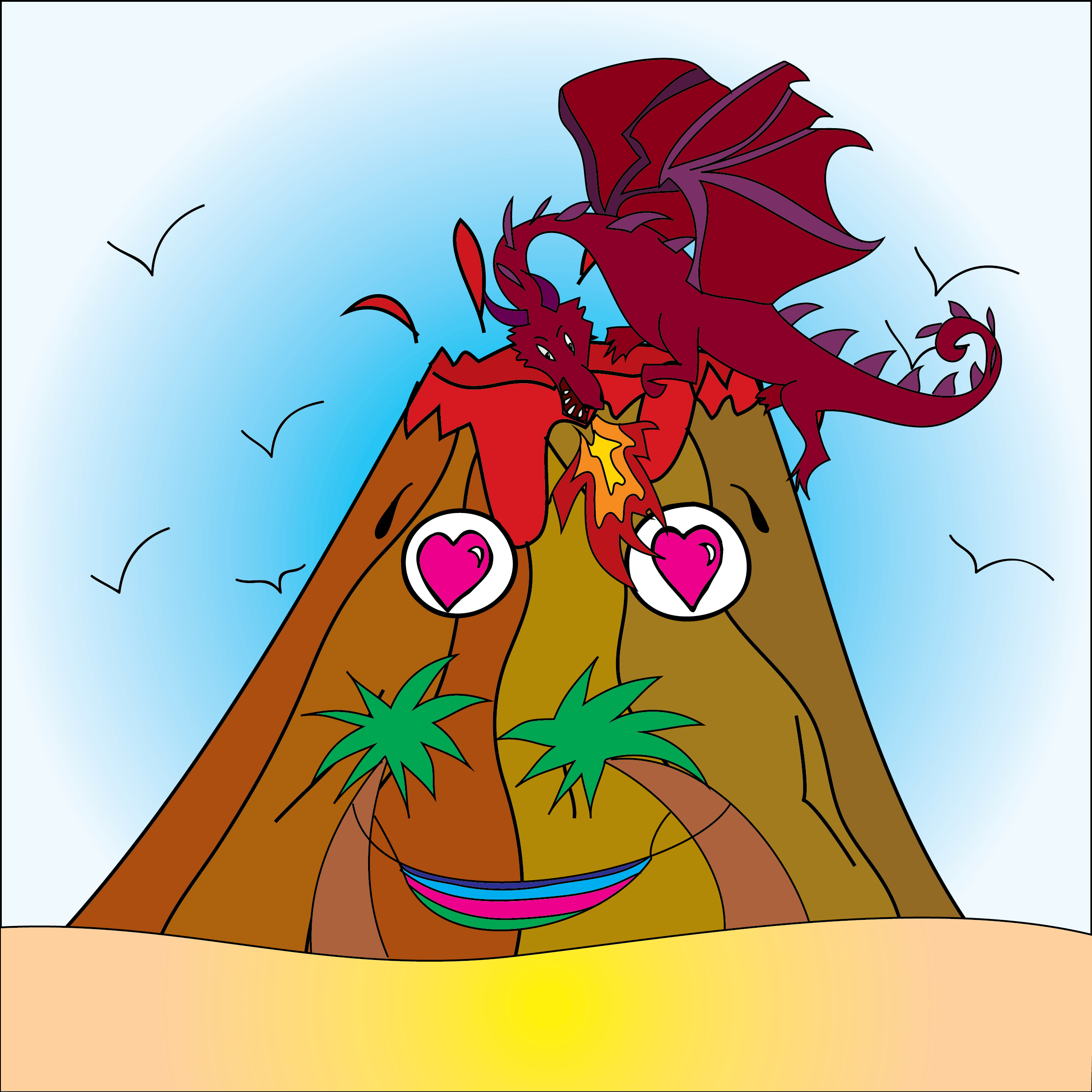 Cute Mountain #990